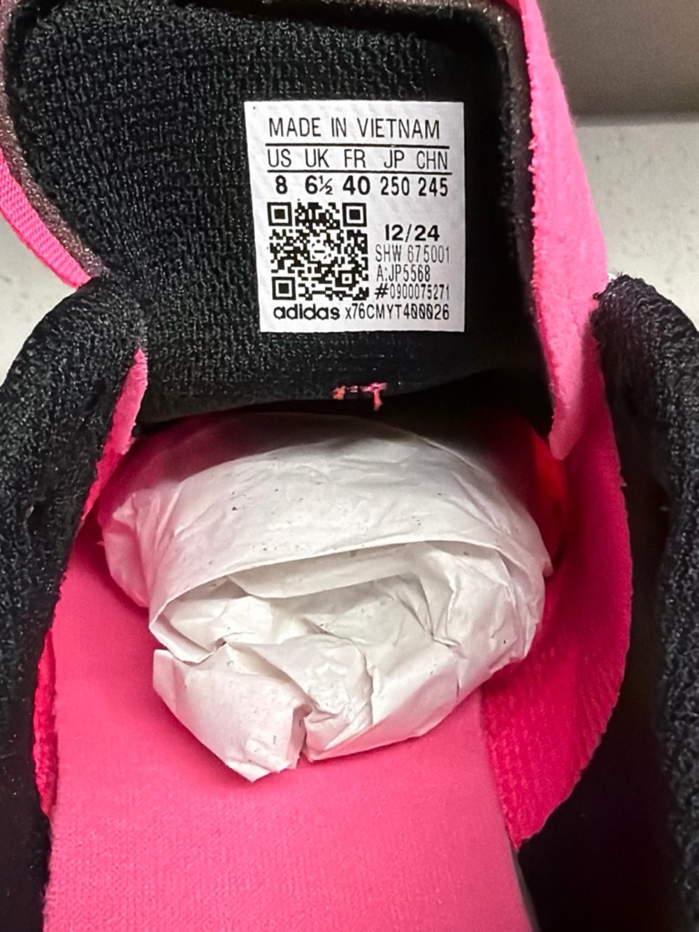 NEW Adidas Adizero Running Shoes Pink Silver Swirlfoam JP5568 Women's 8 - Picture 5 of 6